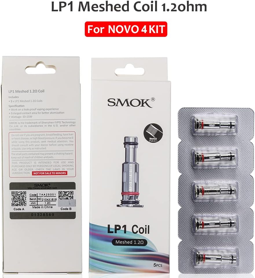 SMOK LP1 MESHED COIL 0.8ohm 5pcs