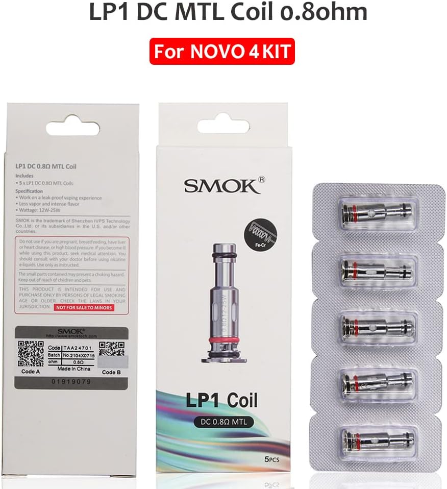 SMOK LP1 MESHED COIL 0.8ohm 5pcs
