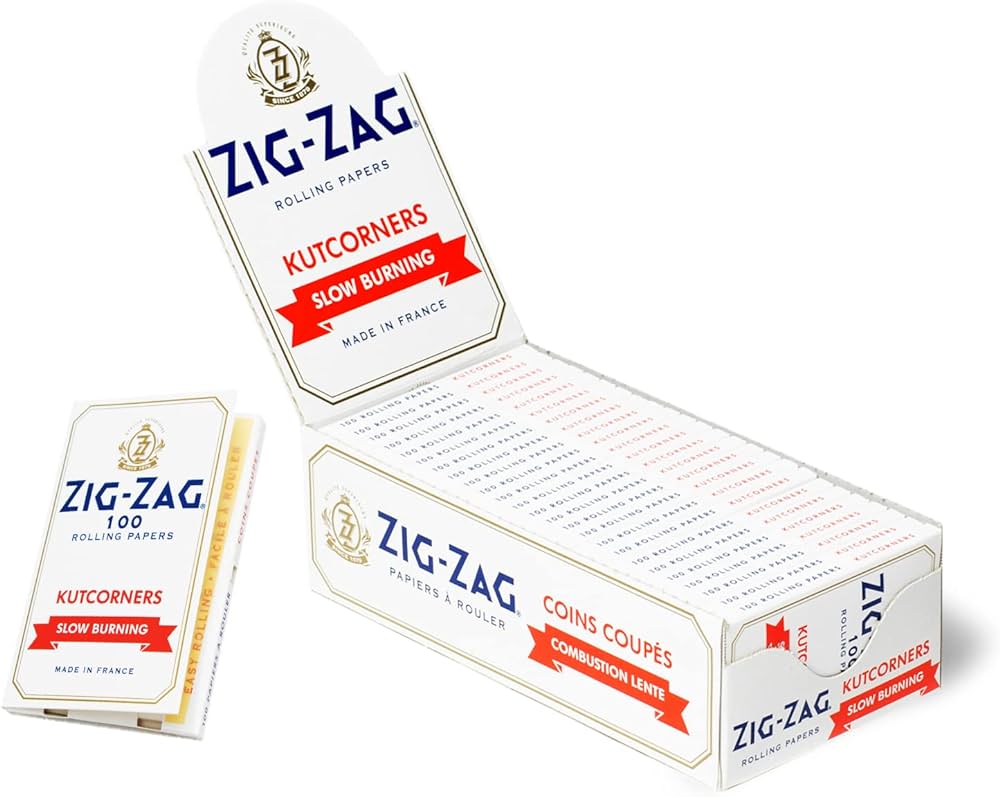ZIG ZAG KUTCORNERS SLOW BURNERS 24 BOOKLETS