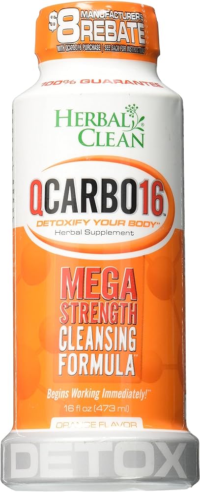 Qcarbo Herbal clean Detox 16oz Orange