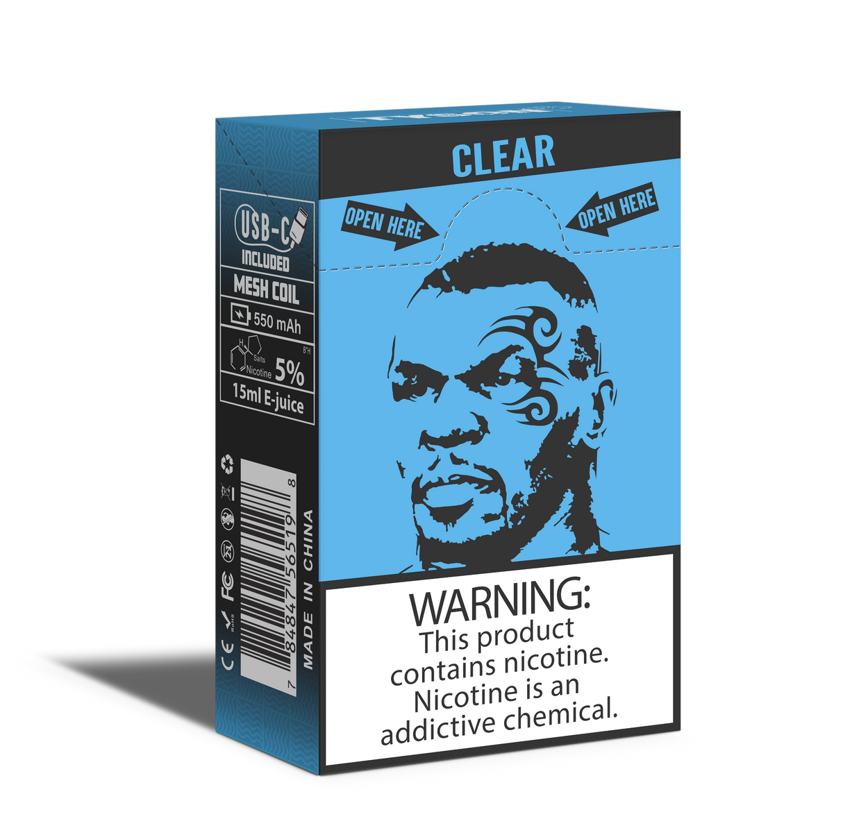 TYSON CLEAR 7000 PUFFS 10ct