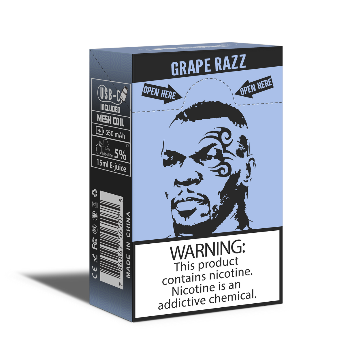 TYSON GRAPE RAZZ 7000 PUFFS 10ct