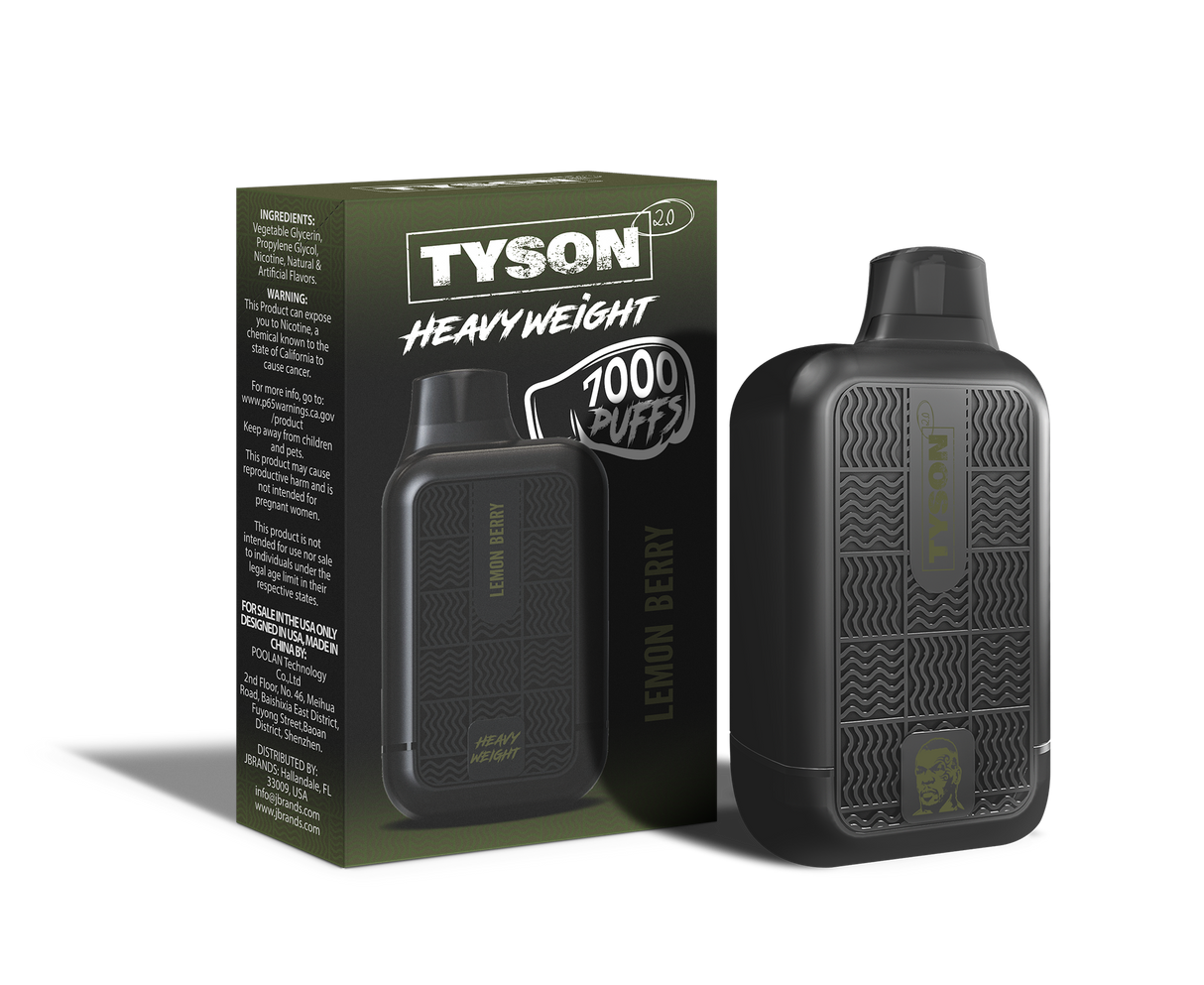 TYSON LEMON BERRY 7000 PUFFS 10ct