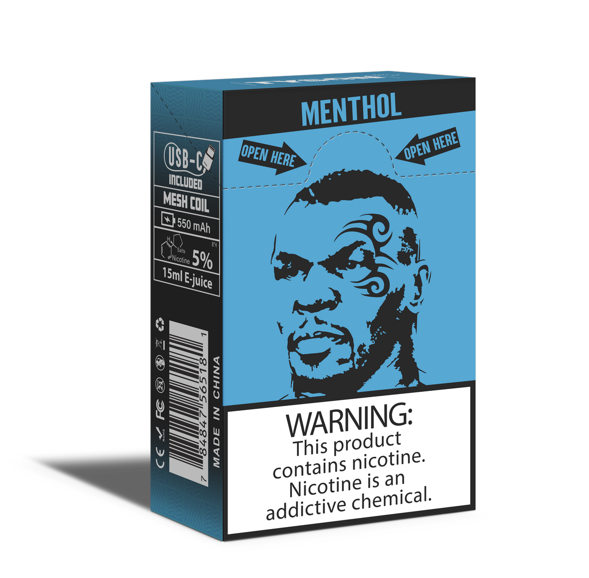 TYSON MENTHOL 7000 PUFFS 10ct