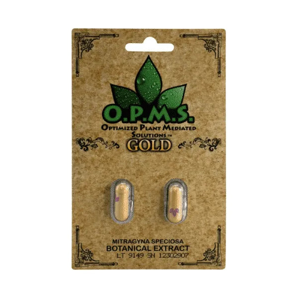 OPMS GOLD 2 COUNT KRATOM PILLS