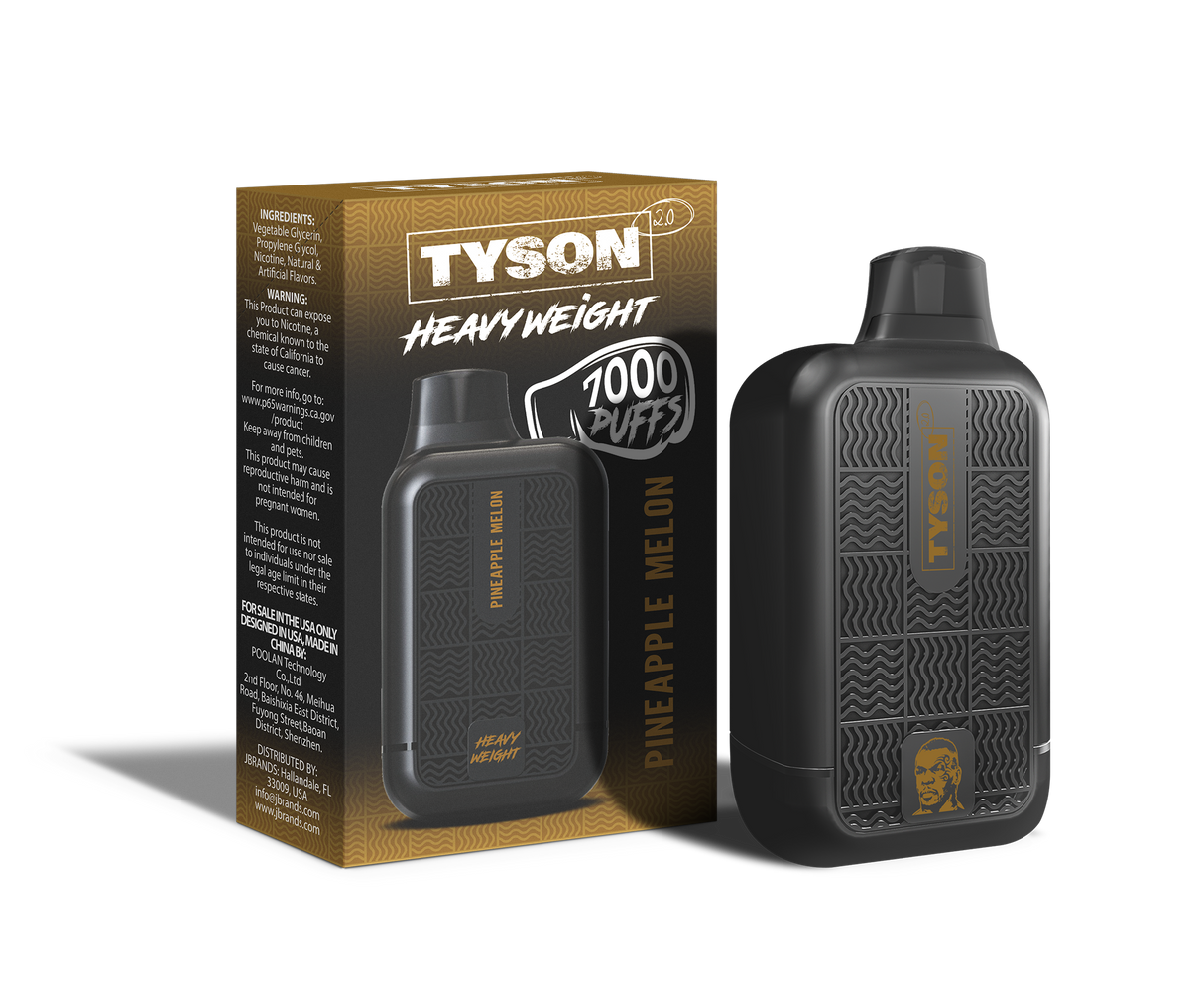 TYSON PINEAPPLE MELON 7000 PUFFS 10ct