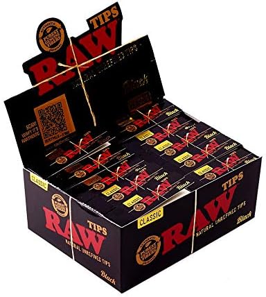 Raw Classic black tips 50 per box