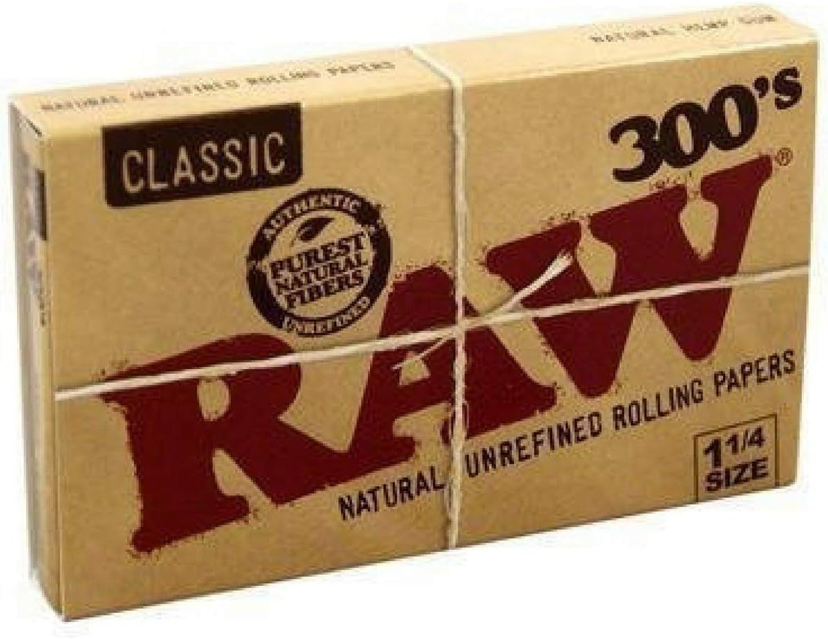 Raw Classic papers 300’s 1 ¼ 300 20 per box