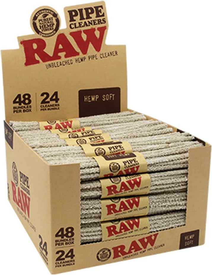 Raw pipe cleaners 24 cleaners per bundle 48 bundles per box