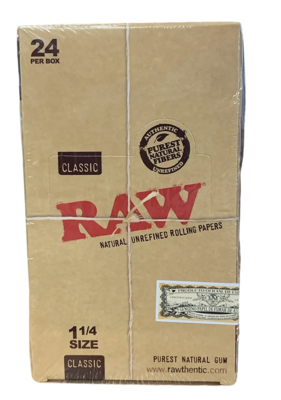 Raw thin rolling paper 11/4 ethereal 24ct