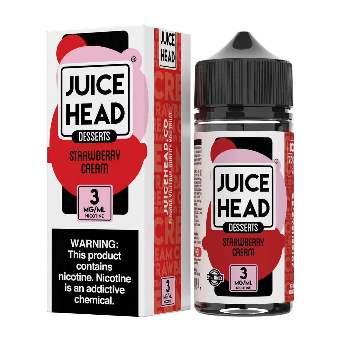 JUICE HEAD Strawberry cream 100ml