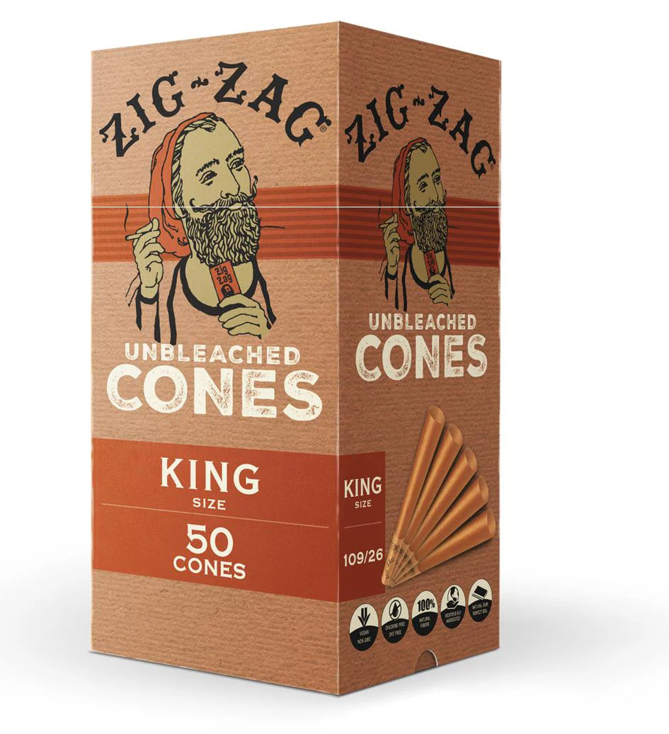 ZIG ZAG KING SIZE  UNBLEACHED 50 PACK