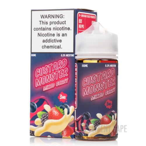 CUSTARD MONSTER MIXED BERRY 100ml