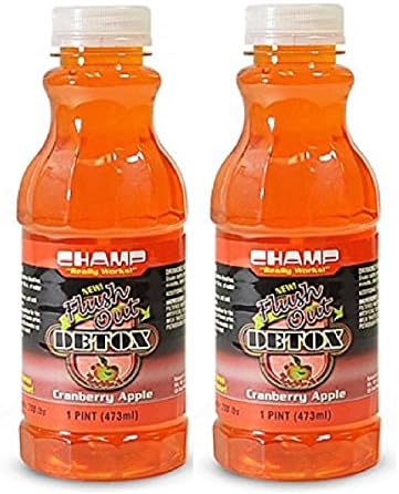 flush out detox 1 pint Cranberry apple