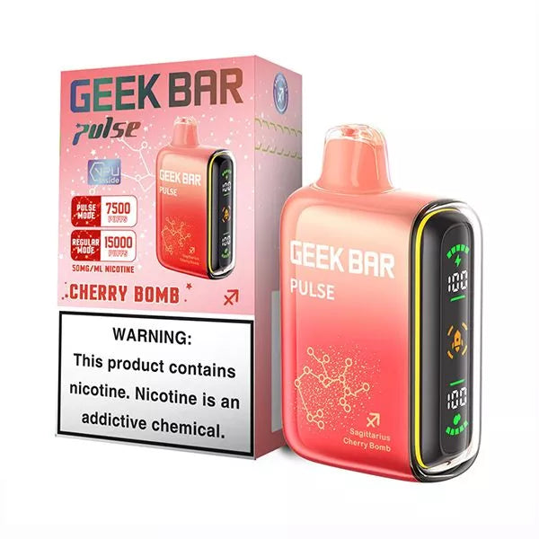 GEEK BAR PULSE 15000 PUFFS 5ct CHERRY BOMB