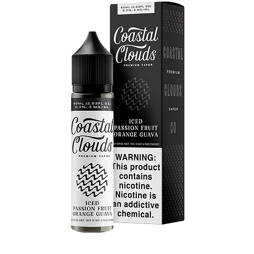 COASTAL CLOUDS ICED PASSION FRUIT ORANGE GUAVA 60ML