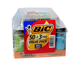 BIC MINI CLASSIC LIGHTERS 50 + 3 BONUS