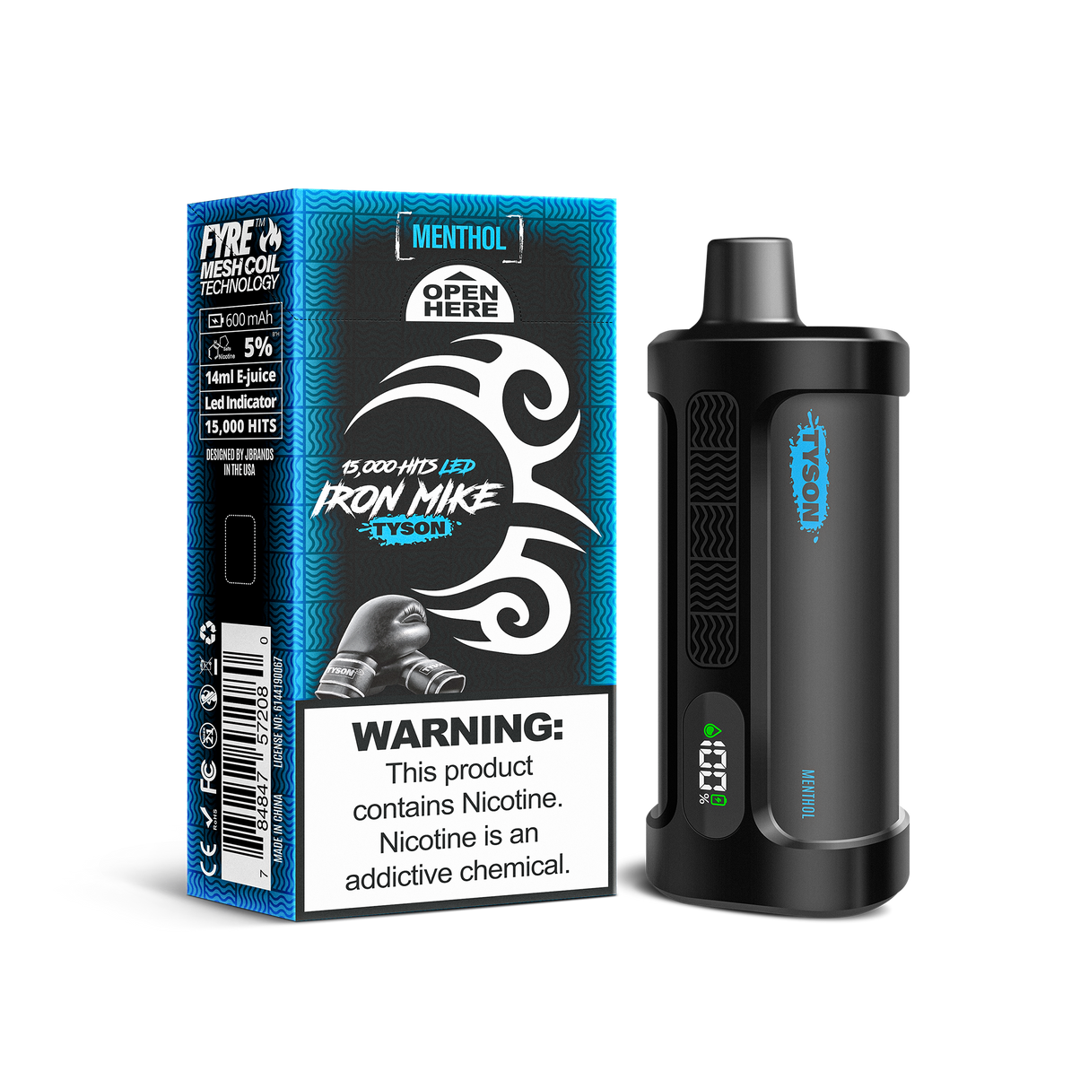 IRON MIKE TYSON 5ct MENTHOL
