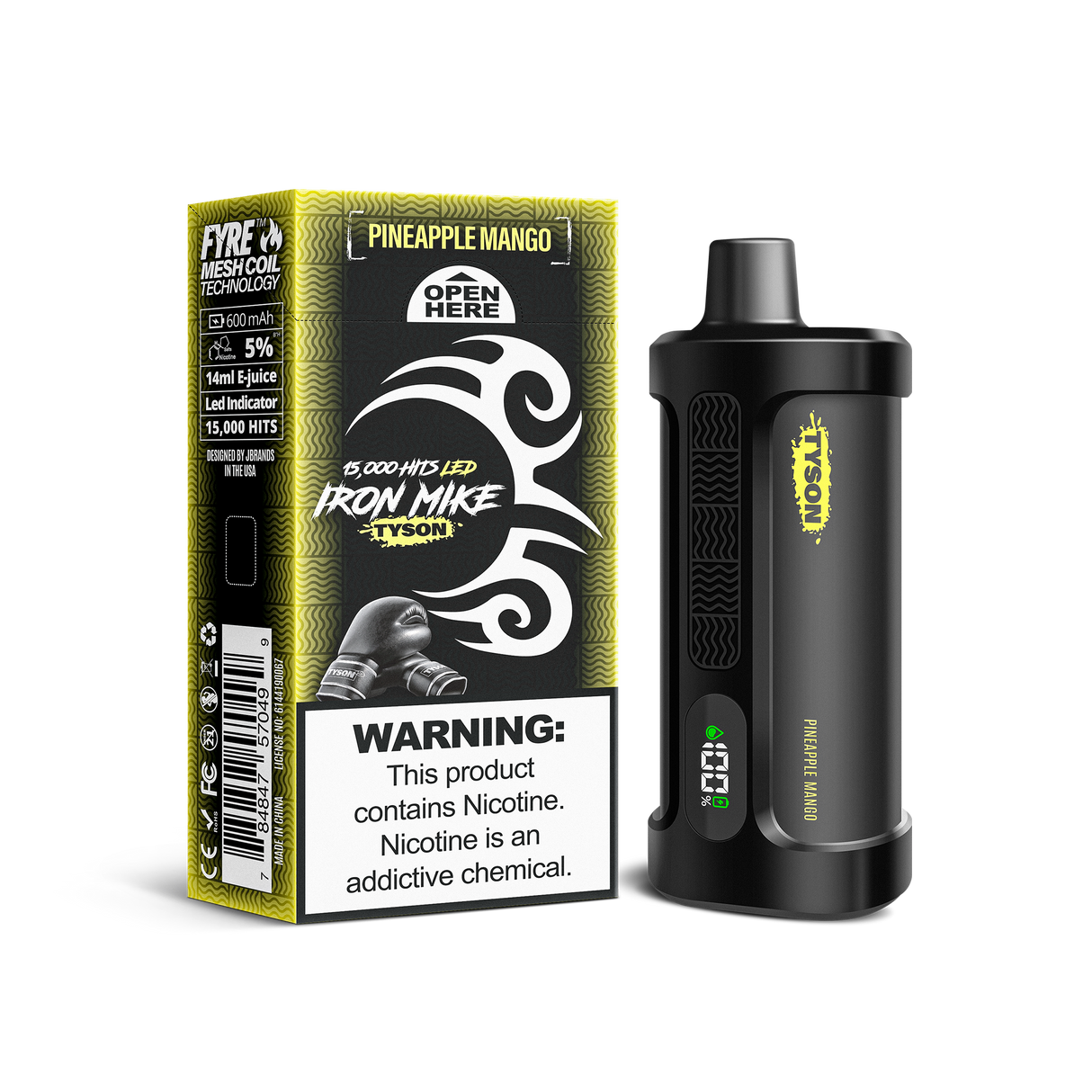 IRON MIKE TYSON 5ct  PINEAPPLE MANGO
