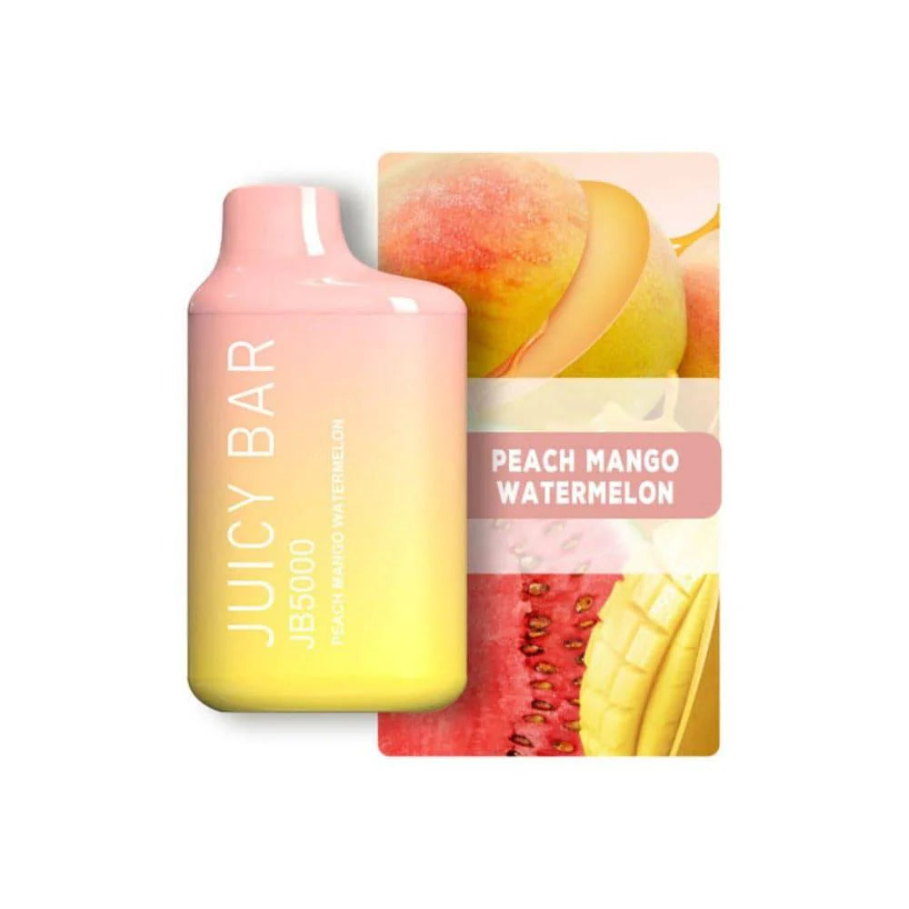 JUICY BAR JB5000 10CT PEACH MANGO WATERMELON