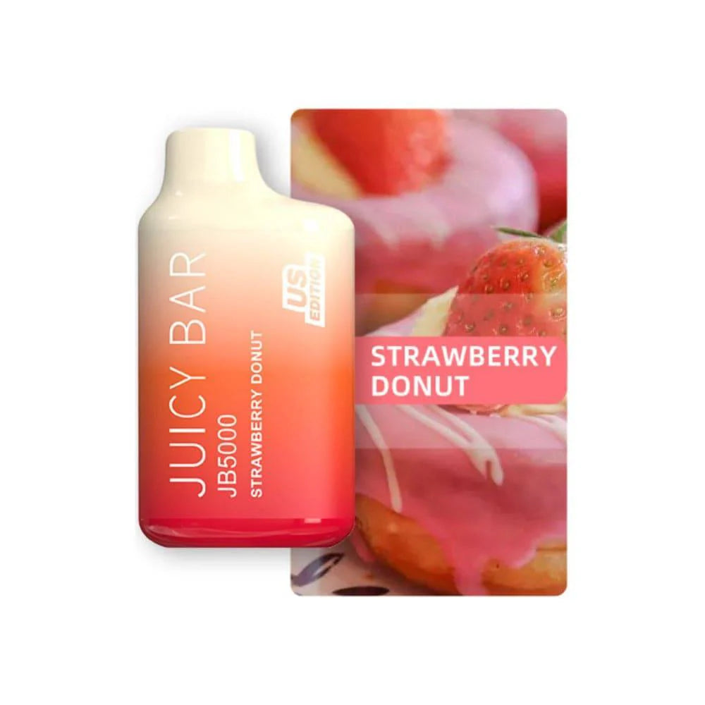 JUICY BAR JB5000 10CT US EDITION STRAWBERRY DONUT