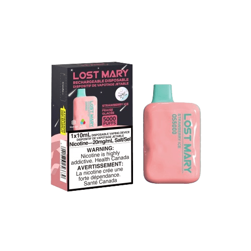 lost Mary Os5000 strawberry 5000 puffs 10ct