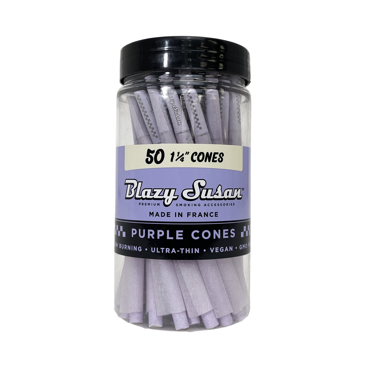 BLAZY SUSAN PURPLE CONES 50 CT 1 ¼ SIZE