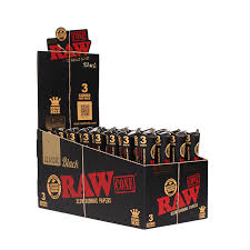raw cone black king size 32 ct 3 cones