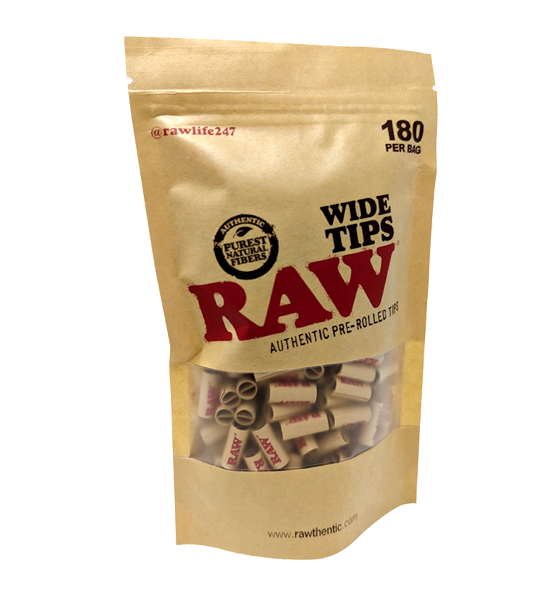raw wide tips 180ct