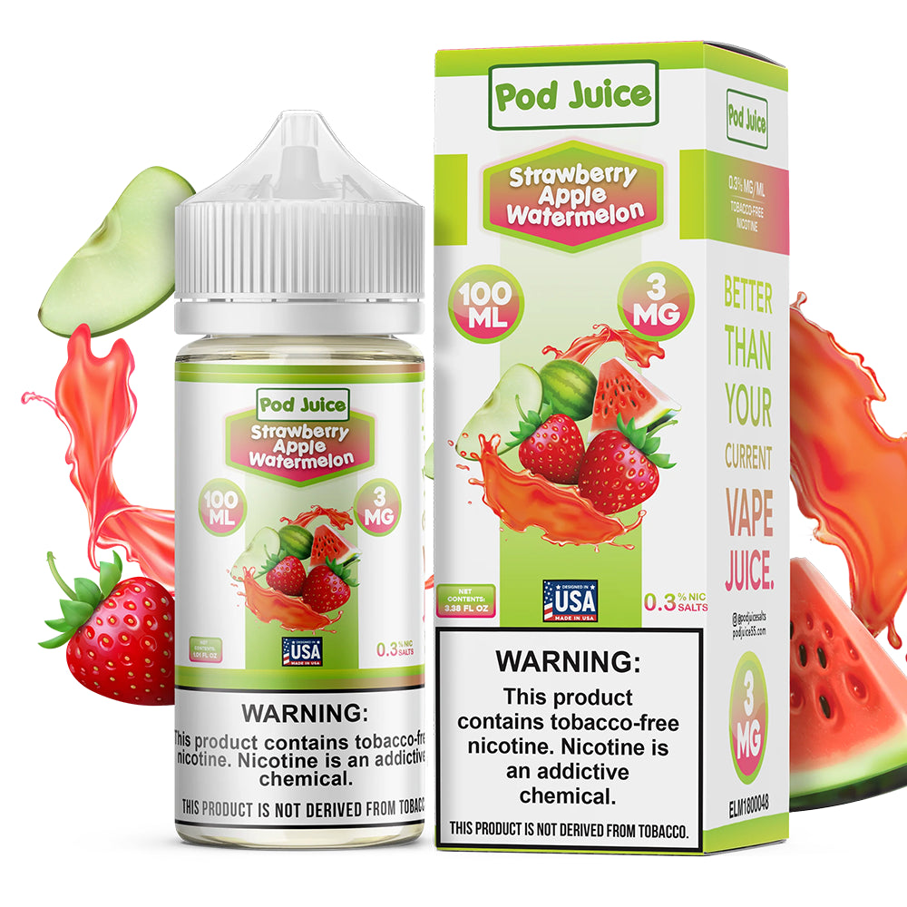 Pod Juice strawberry apple watermelon 100 ml