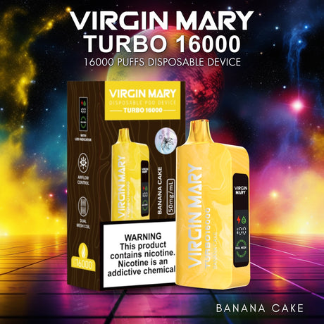 VIRGIN MARY TURBO 16000 5ct BANANA CAKE