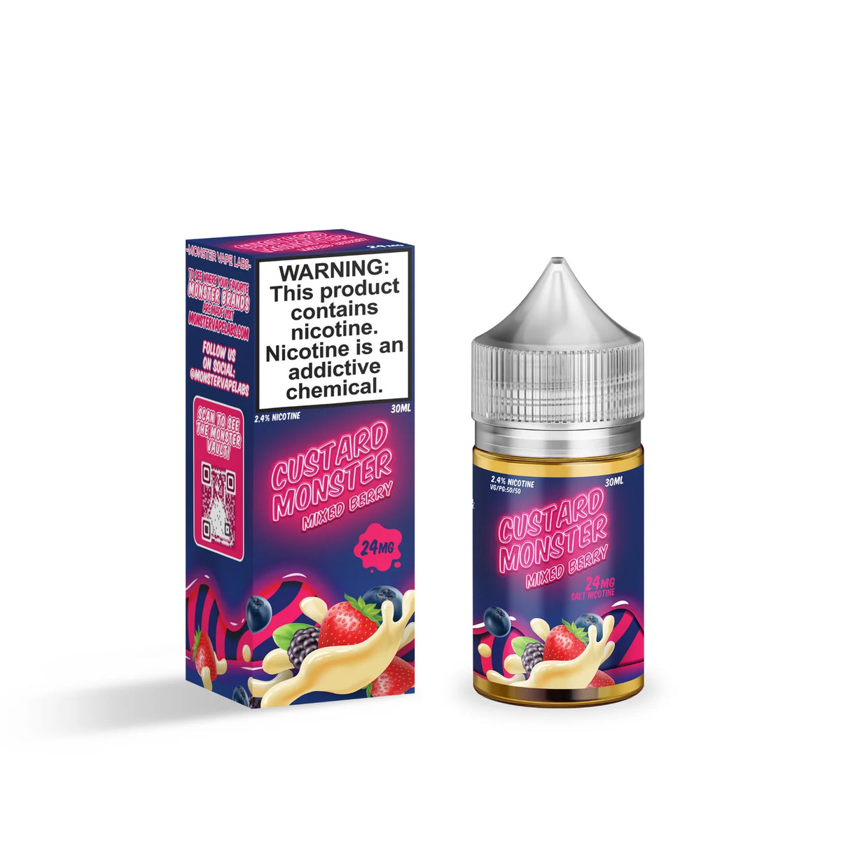 CUSTARD MONSTER MIXED BERRY 30ml