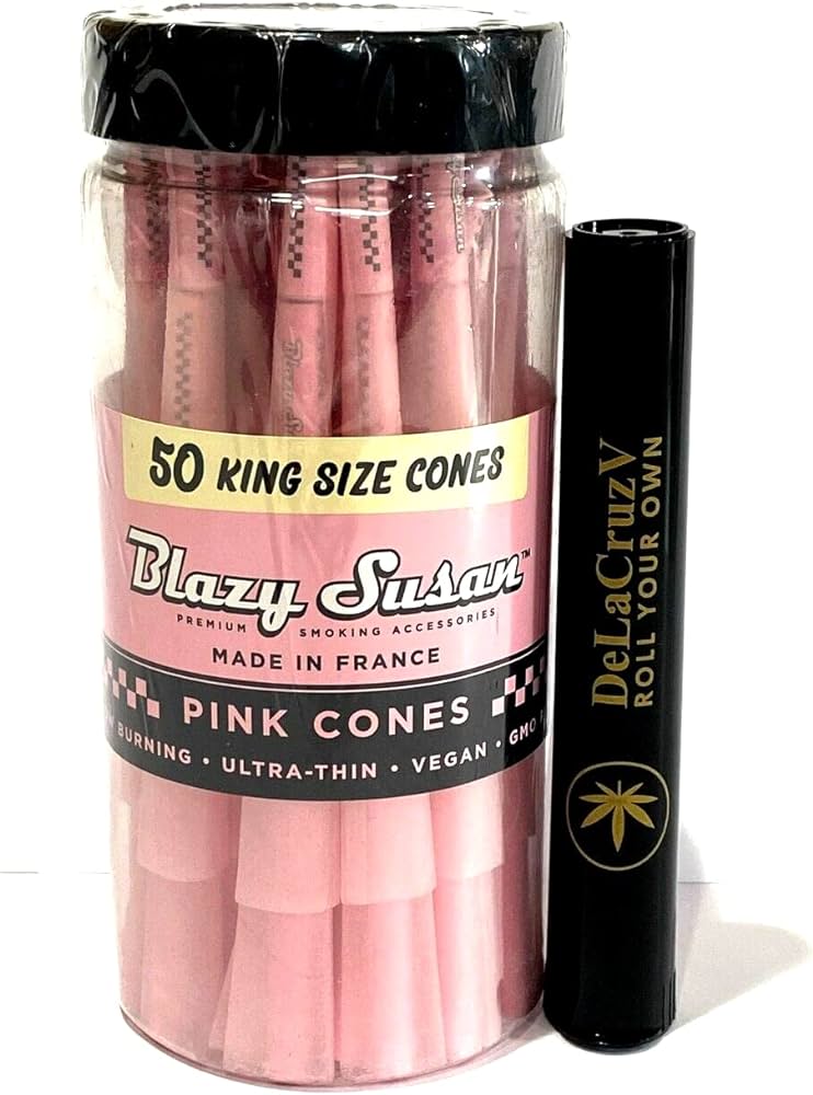 BLAZY SUSAN PINK CONES 50 KING SIZE CONES