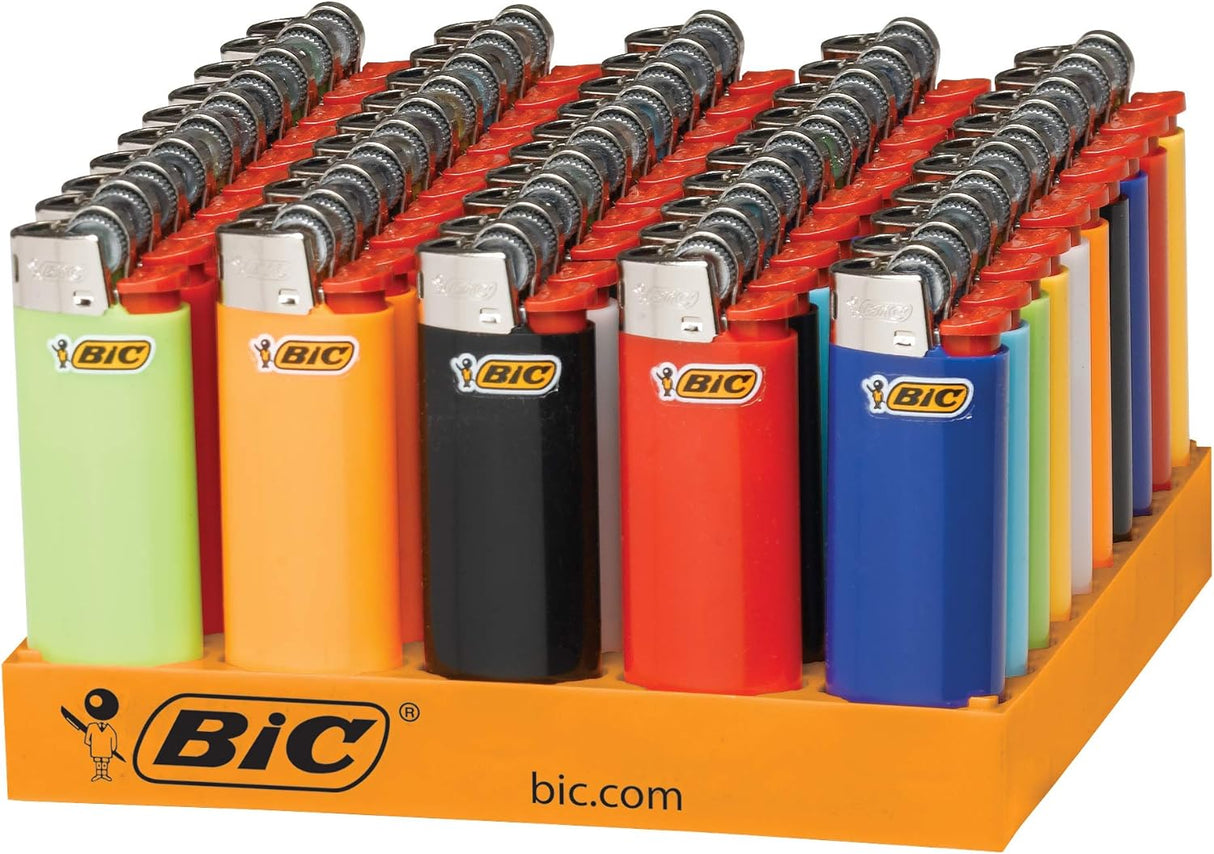 BIC LIGHTERS 50-COUNT TRAY