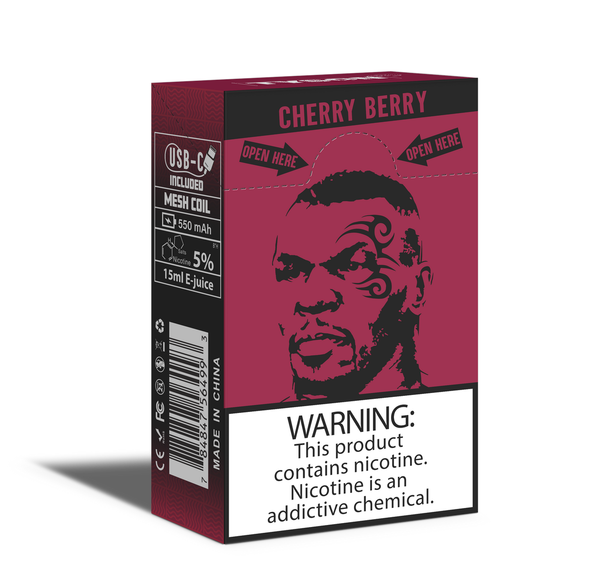 CHERRY BERRY  7500 PUFFS 10ct