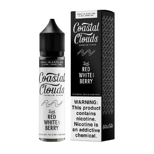 COASTAL CLOUDS ICED RED WHITE AND BERRY 60ML