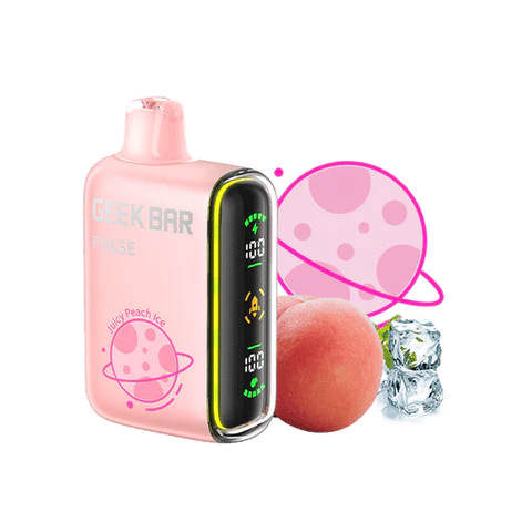 GEEK BAR PULSE 15000 PUFFS 5ct Juicy Peach Ice