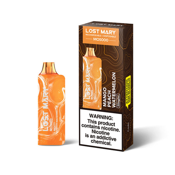 LOST MARY mo5000 5ct MANGO PEACH WATERMELON