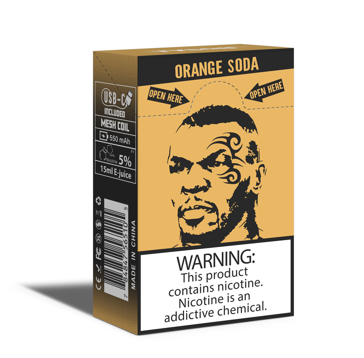 TYSON  ORANGE SODA 7000 PUFFS 10ct