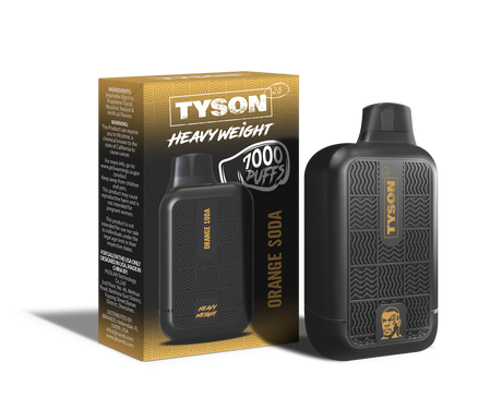 TYSON  ORANGE SODA 7000 PUFFS 10ct