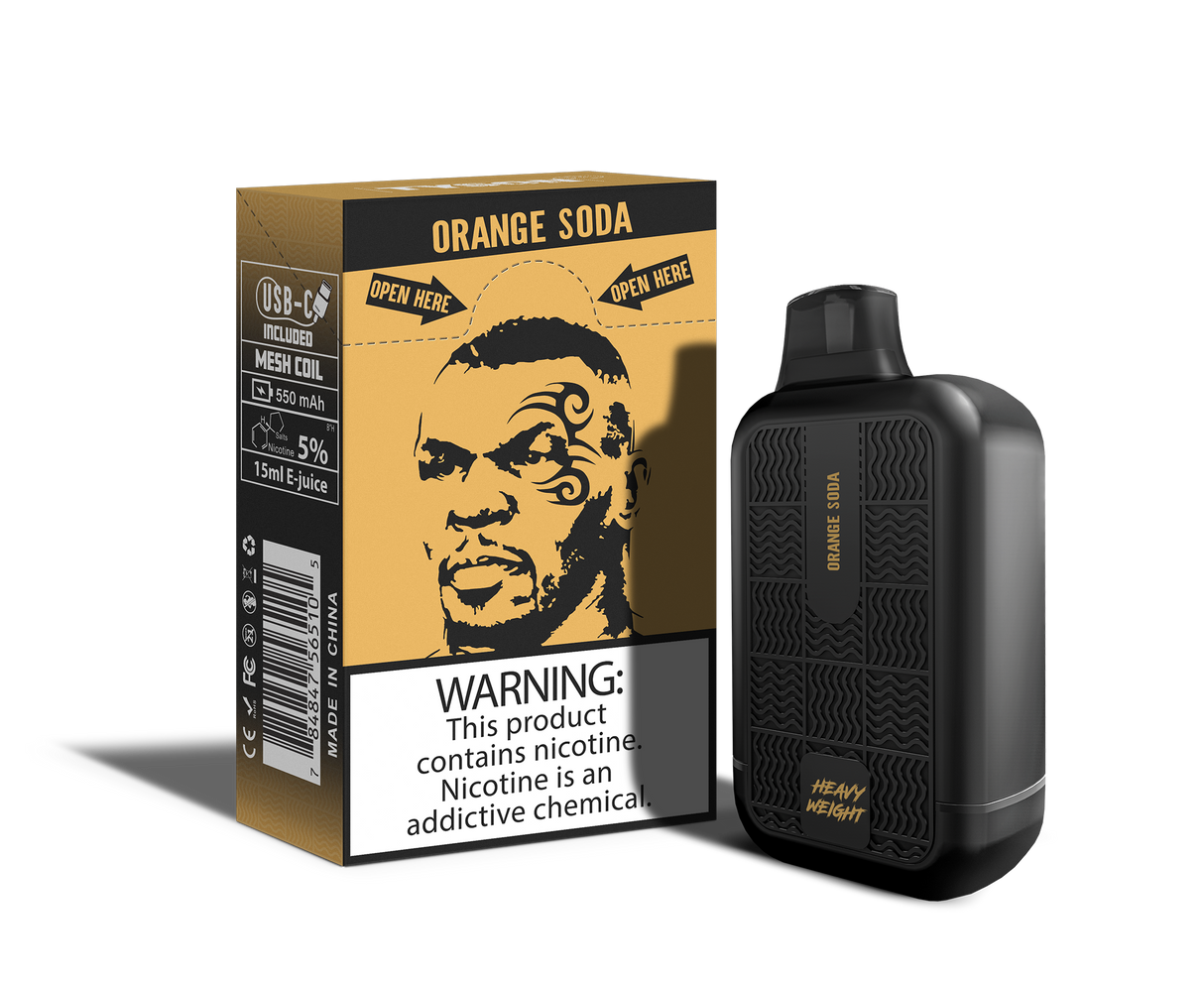 TYSON  ORANGE SODA 7000 PUFFS 10ct