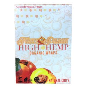 HIGH HEMP WRAP FUZZY PEACH 24 CT