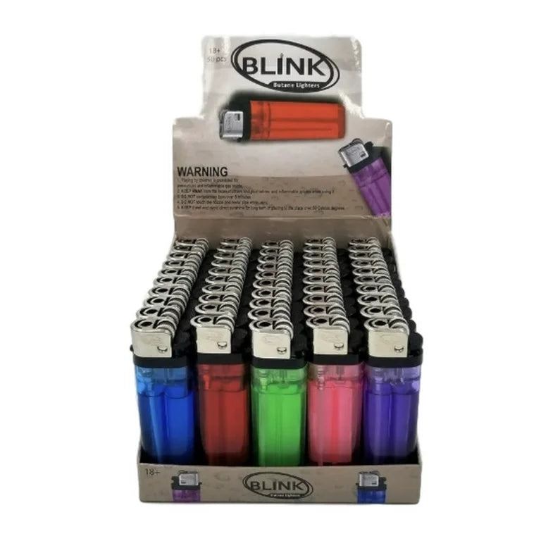 BLINK BUTANE LIGHTERS 50 PER PACK