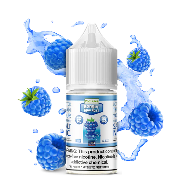 Pod Juice bangin blue razz 30ml