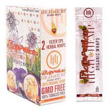 HIGH HEMP ORGANIC WRAPS 25CT FLORA PASSION